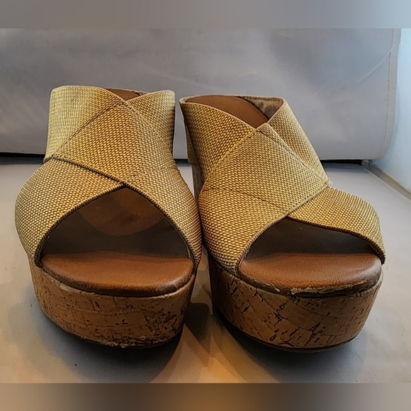 Sonoma Cork Heeled Platform Clog Sandal. Size 8.5 - Picture 4 of 8